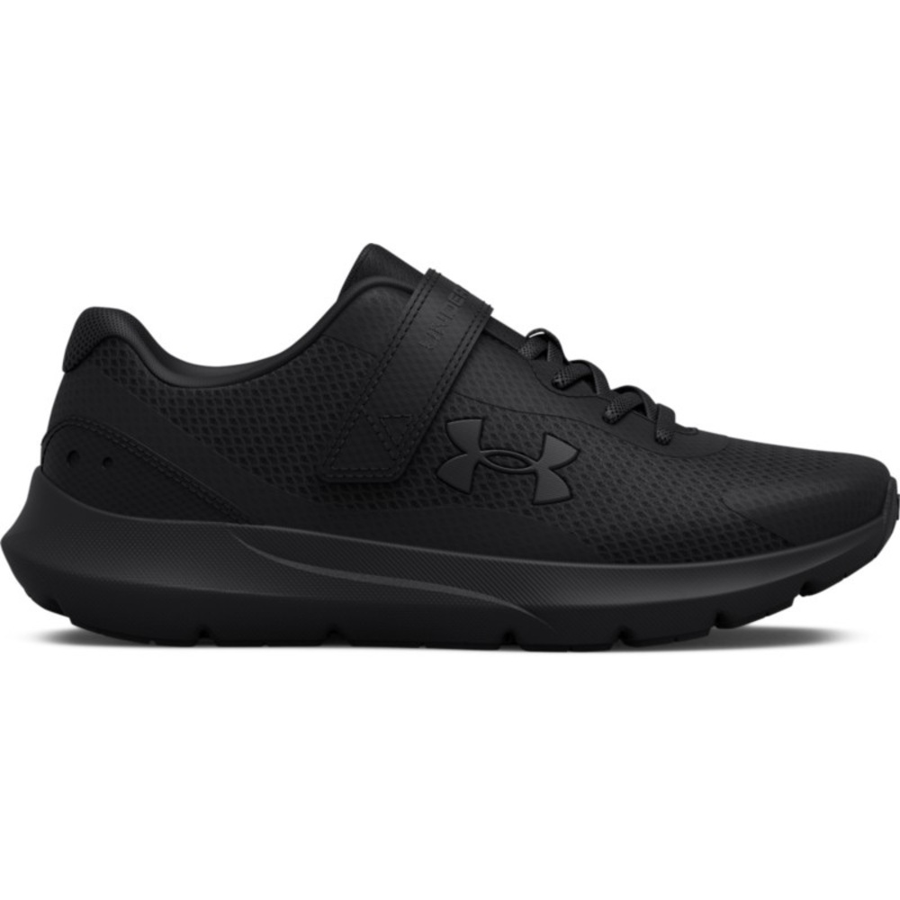 Size 13 Youth Under Armour Kids Black Sneakers